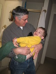 January 21: Connor with Grandpa Chris