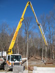 Concrete boom. It was a stunningly gorgeous day for January -- bright, sunny, and nearly 60 degrees out.