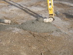 The boom got clogged at one point and had to be cleared.  They had a ball like a giant ambertat for cleaning it.