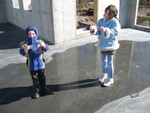 Look, mom -- ice samples!
