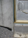Detail of sill framing