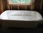 Tub goes beautifully under the window