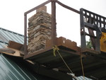 Zoomed in on chimney