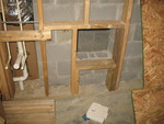 Ash removal door area