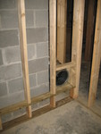 Cold air 'harvesting' duct in the basement