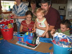 She blew out her candles!