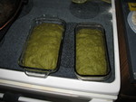 To go with it, I had made some bread with more juice I crushed today.  Before baking.
