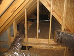 Ducts all over the attic