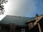Fully installed sun tube (at least on the outside)