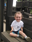 Connor at the playground, early summer 2005