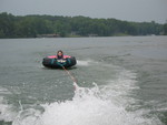 Kailyn taking a turn on the tube