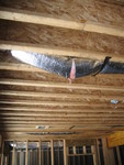 For reasons we haven't yet figured out, water somehow got into this duct, and now it's broken and leaking. It'll have to be replaced.