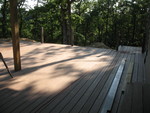 The entire floor of the deck is done now
