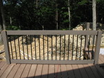 Porch railing going up