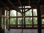 Several beam pics follow from different angles. The central post is just temporary