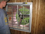 When fan runs, the air pressure will open the vents