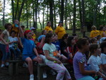 June 14: Kailyn is home from camp, and here are the pics from camp! Opening ceremonies