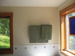 June 1: Towels again. Because, as Don explained to the kids, their mother realizes that the fate of the world depends upon choosing towels in just the right shade of green.