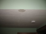 June 3: Leak spotted in Kailyn's ceiling while installing the curtain rod