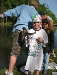 Connor caught a catfish!