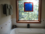 Towels and window