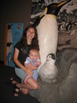 Brianna is the same size as a baby emperor penguin!