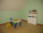 Houseplay area in the playroom