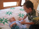 Connor with Brianna