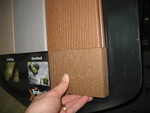 Comparing color samples of Timbertech