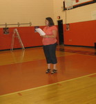 Connor took this picture of his teacher, Mrs. Oliver