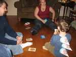 Asking Aunt Amy for a goldfish