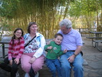 Kailyn, grandma, Connor, and grandpa