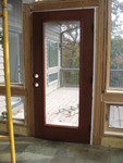 Eastern deck door