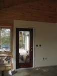Door onto the screened porch