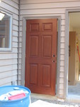 Door into the garage