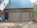 October 17: Garage doors fully installed