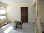 Door to unfinished area