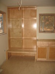 October 26: Floor and cabinetry in the mudroom!