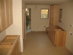 Cabinetry from the east end of the mudroom