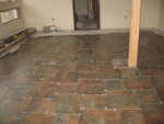Floor at the end of the afternoon