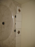 Closer with 2 plain tiles in between