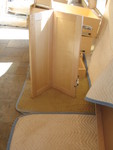 Cabinet door ready to go on lazy susan corner cabinet