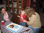 Jackson snags a taste of cake