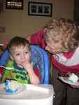 Jackson with Grandma Pat